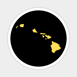 Hawaii Yellow Magnet